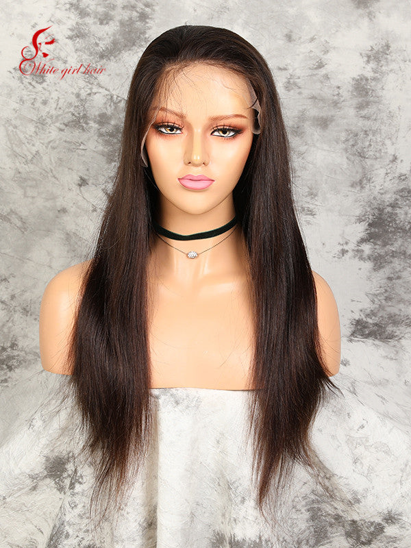 Free shipping Real European hair lace wigs Unprocessed Natural