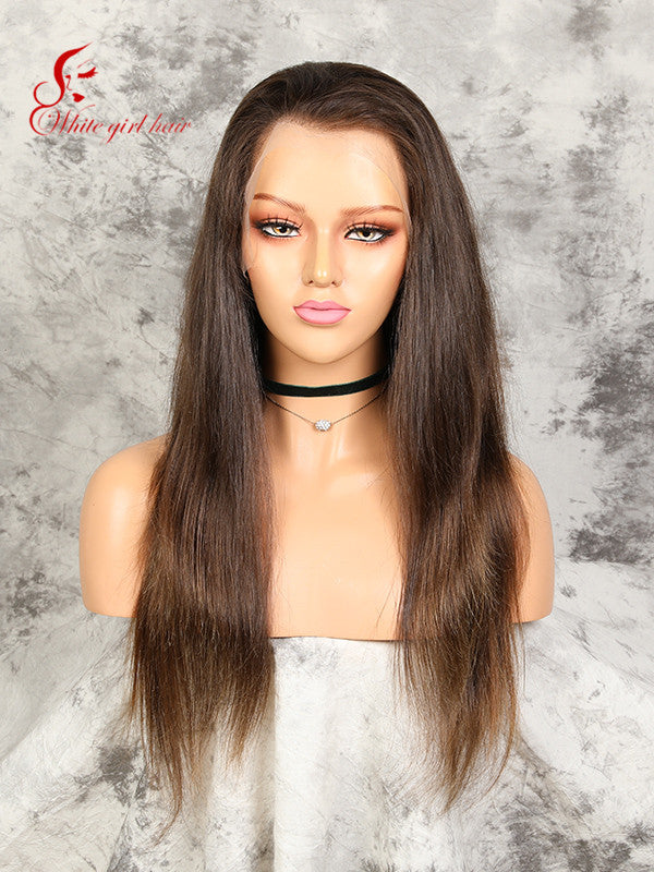 Free shipping Real European hair lace wigs Unprocessed Natural