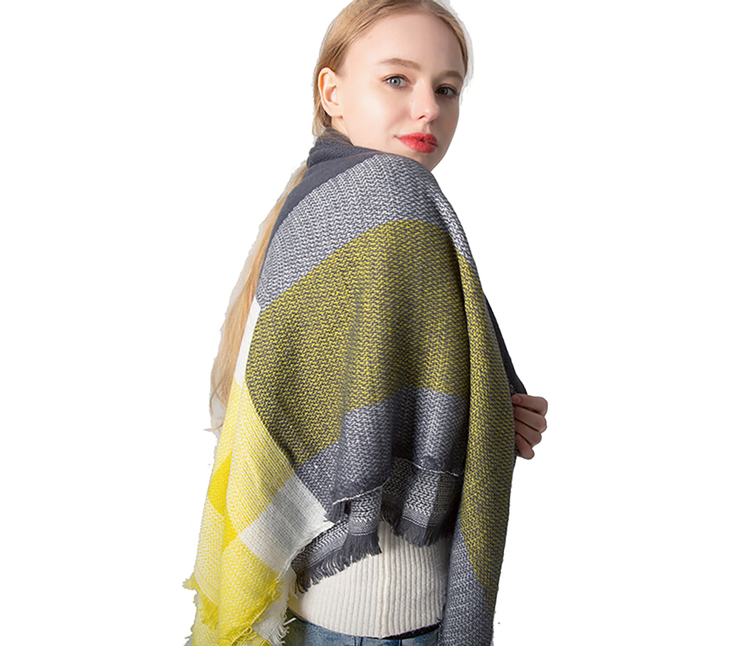 2020 fashion winter women woven imitate wool scarf cashmere pashmina scarf